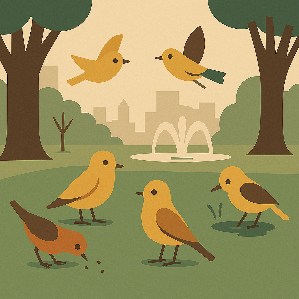 Observación de aves en espacios verdes urbanos